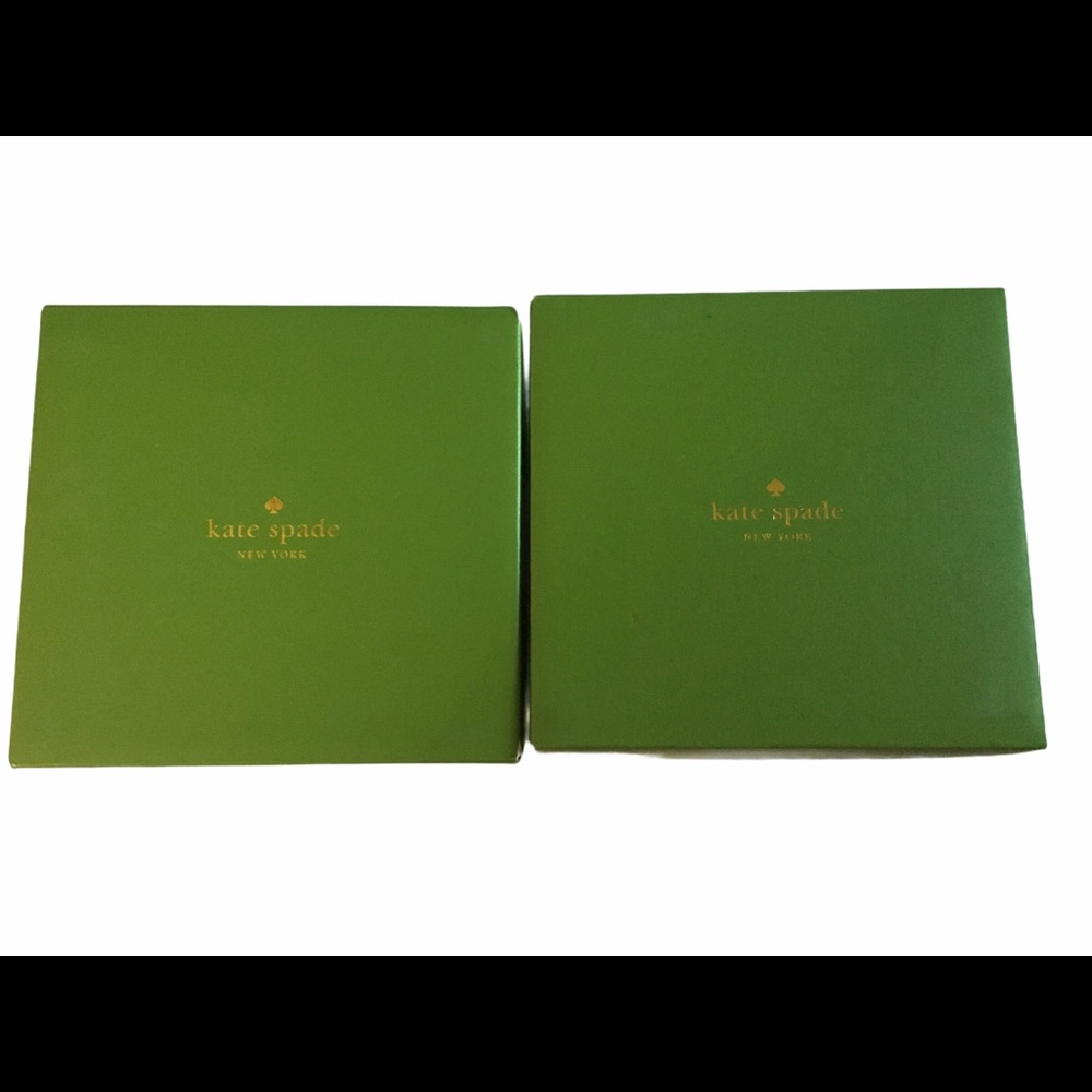 2 Empty Kate Spade Empty Lenox  Box